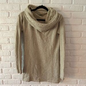 Autumn Cashmere Tan Cowl Neck Sweater